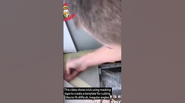 Stop Measuring! Use This Tape Hack Instead 🤯​The Tiling Trick Pros Don