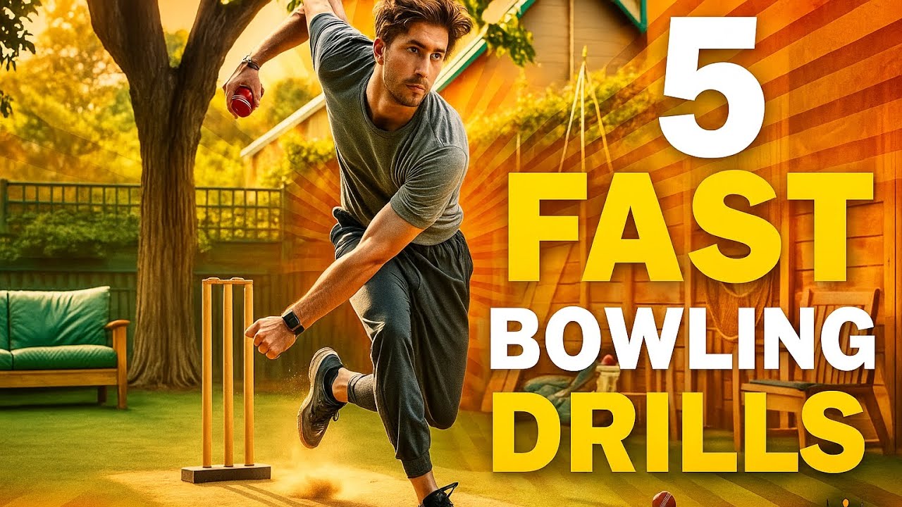 Top 5 Fast Bowling Drills at Home – Boost Speed Like a Pro! 