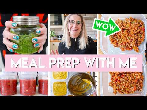 MEAL PREP WITH ME! Gluten free and low FODMAP recipes | Becky Excell