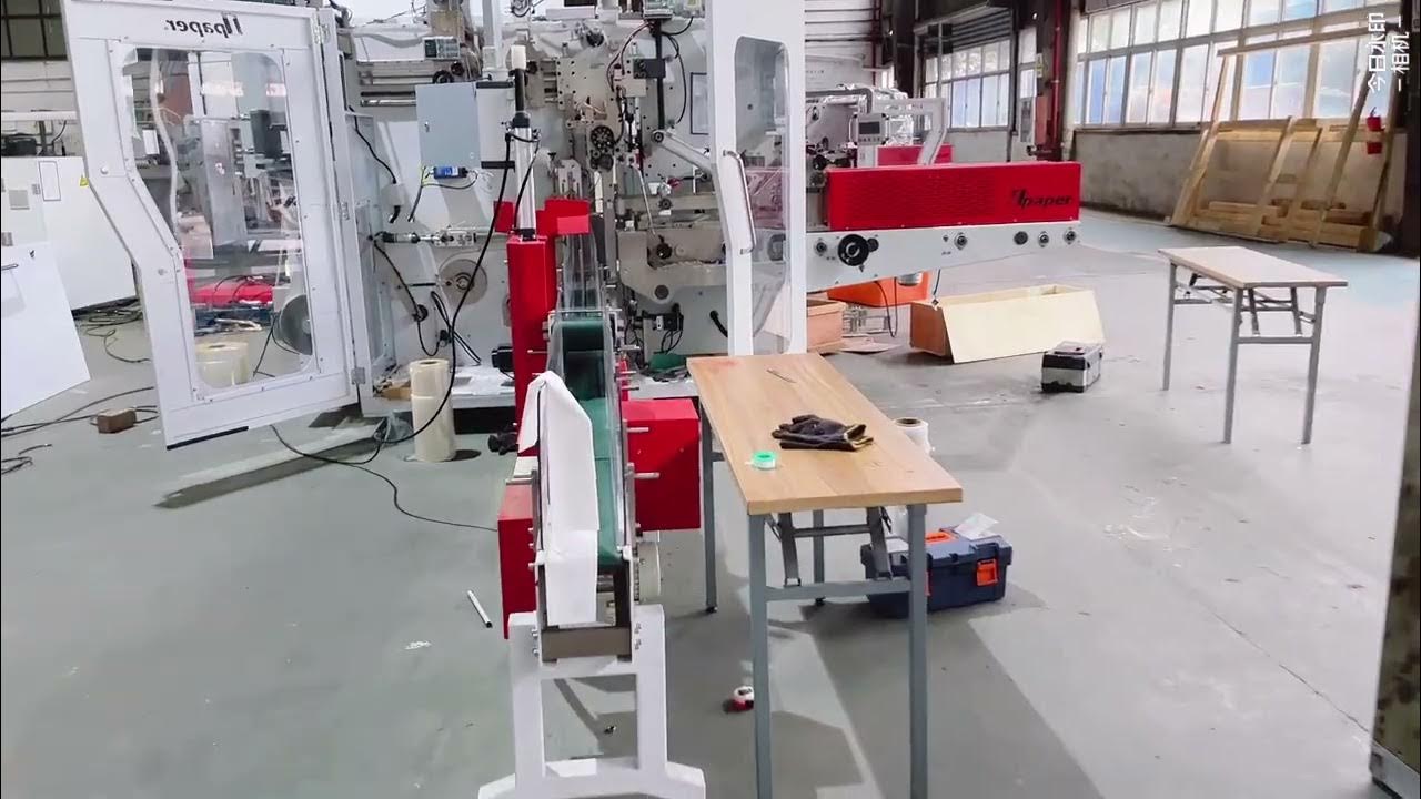 High speed automatic tissue paper napkin packing machine with good