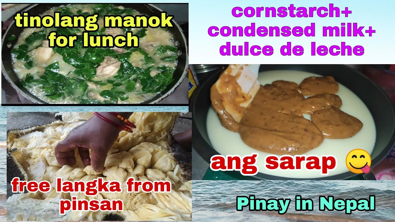 cornstarch+condensed milk+dulce de leche, may merienda na! YouTube