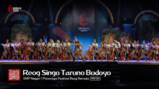 REOG SINGO TARUNO BUDOYO - SMPN 1 PONOROGO - FESTIVAL REOG REMAJA XIX - GREBEG SURO 2023