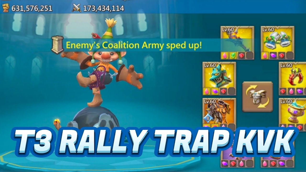 Rally Trap KvK | 3 Way KvK Highlights | Lords Mobile - YouTube