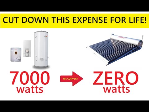 Electric Water Heater to SOLAR Water Heater Conversion - YouTube