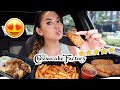 Trying NEW Cheesecake Factory Menu Items (Cheeseburger Egg Rolls, Spicy Vodka Pasta...)