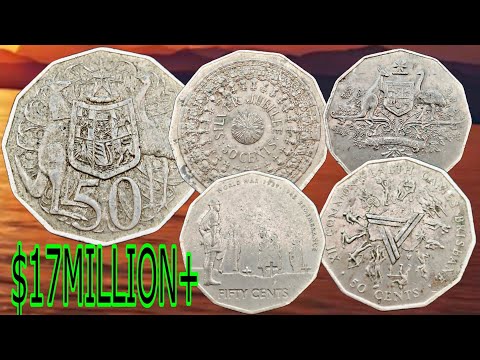 Top High-Value Australian 10, 20, And 50 Cent Coins Worth Big Money | Expensive Coin Treasures!