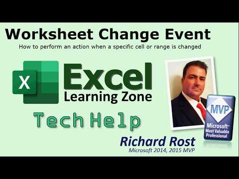 Excel Worksheet Change