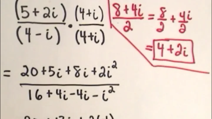 Complex Numbers - Multiplying and Dividing
