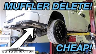 2019 RAM 1500 STRAIGHT PIPE EXHAUST INSTALL! *MUFFLER DELETE*