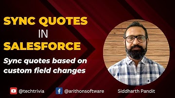 Sync Quote Line Item  based on Custom Field changes | Quote Sync feature is explained