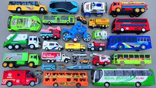 Finding Lot's Of Qualityful Toys Like Cars, Trucks, Buses, Train, Motorbike, Jeep In The Greenery