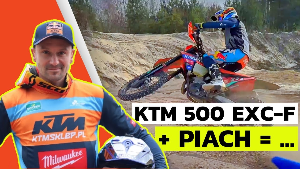 QURAK 111 VLOG | KTM 500 EXC-F w Tarnobrzeskim piachu. Syte rycie enduro | Łukasz Kurowski