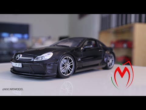 Mercedes SL65 AMG Black Series made by Minichamps in 1/18