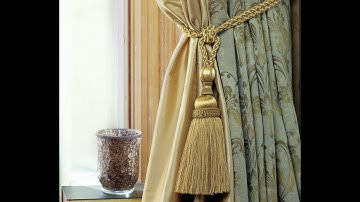 How to tie a Curtain TieBack having Tassels