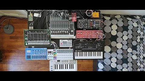 Progressive Jam Session #1 - Neutron, Model D, Minilogue XD, TR8, Electribe 2, Volca Sample