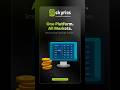 All markets. One dashboard.On desktop, mobile, or web.