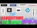 Biggest IT Acquisitions in the World | Top Tech Giants | Popular takeover IT MNC's