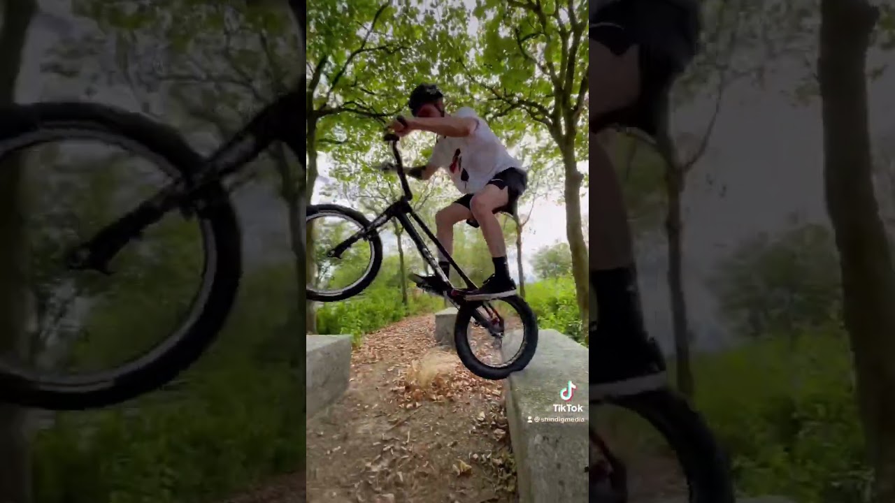 Dolphin Dive on a bike?! #shorts #extremesports #stunts #tricks #gap #bmx #parkour #mtb #pro