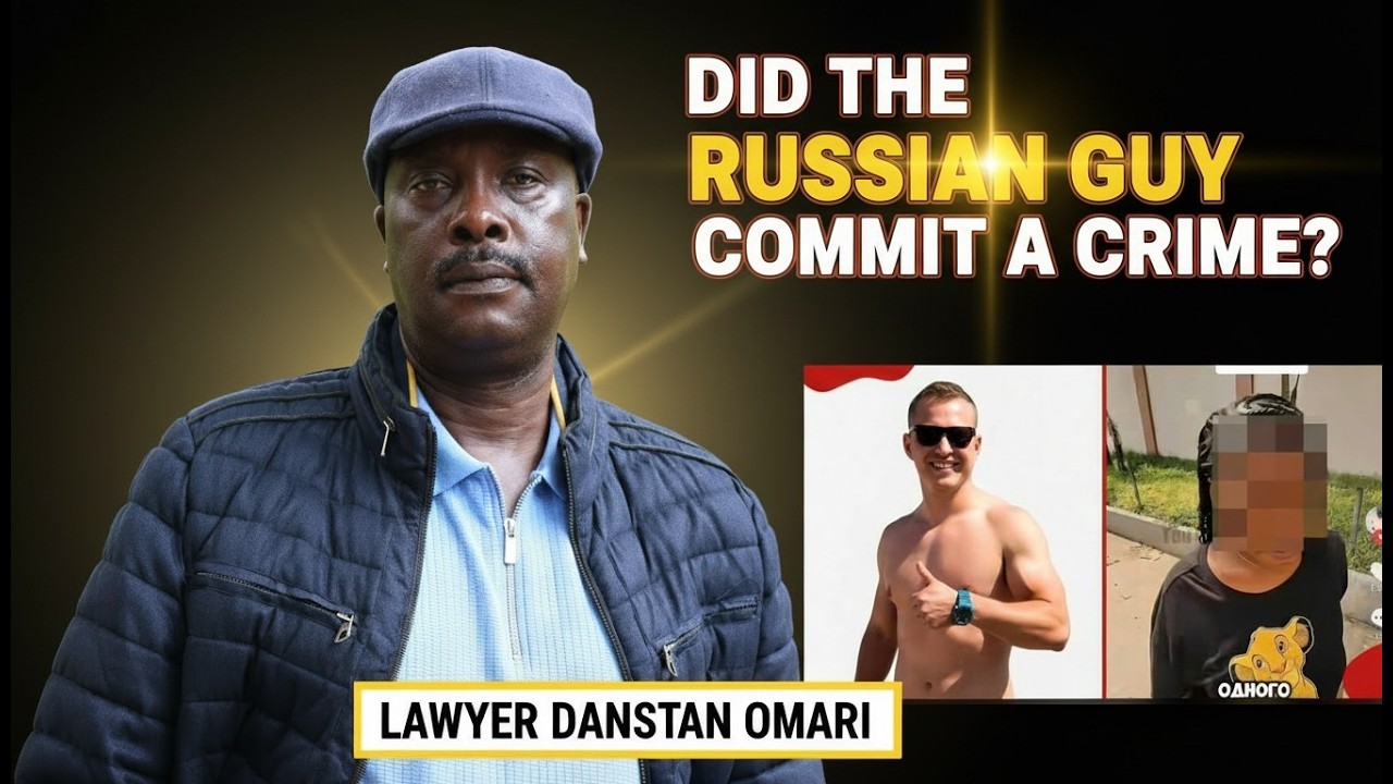 Lawyer Omari explains Why the Russian man can be charged for secretly recording women.