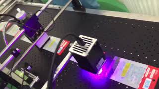 QR code coding and marking with high resolution UV inkjet system