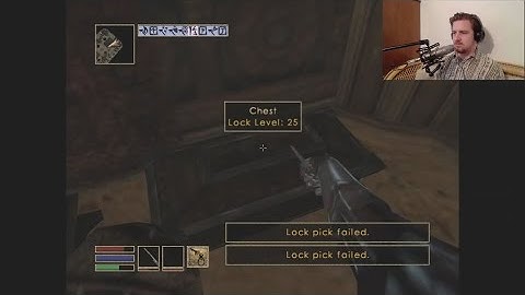 Morrowind lockpicking experience