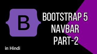 Navbar part-2 in bootstrap 5 in Hindi