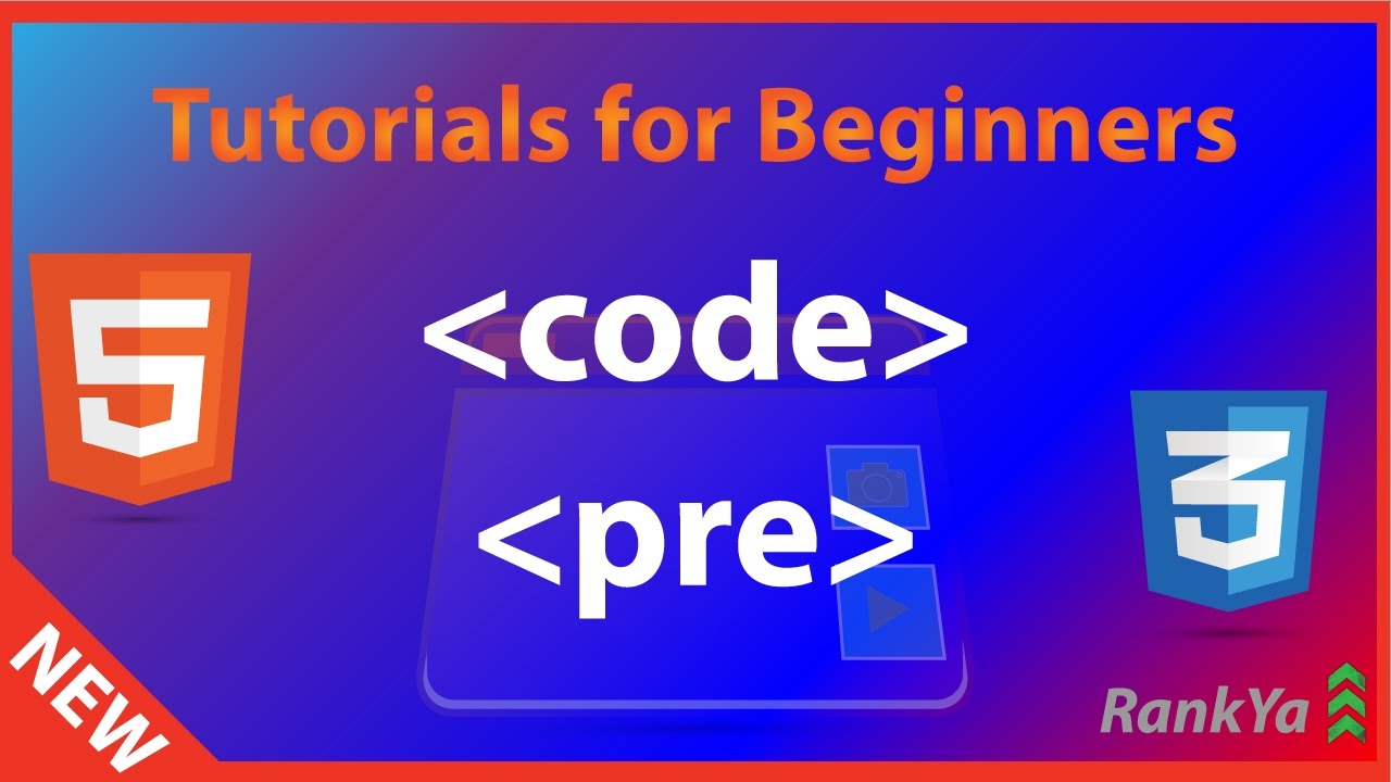 รวมโค้ด html  Update  HTML5 Tutorials for Beginners HTML5 Code and HTML Pre tags