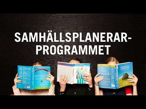 Samhällsplanerarprogrammet – Programpresentation, Örebro universitet