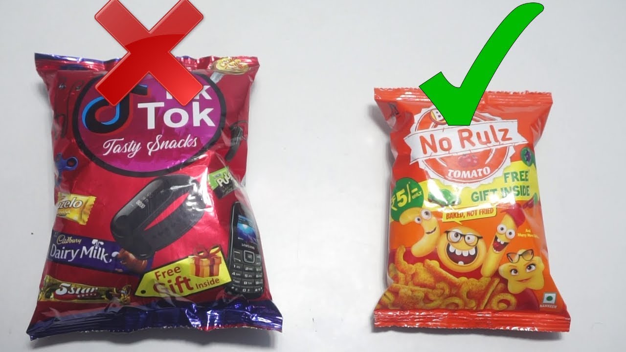 No Rulz Packet New Tik Tok Snack Vs No Rulz See who Will Win? - YouTube
