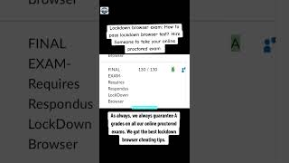 Lockdown Browser Exam