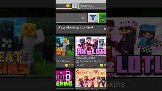 How to get free skins in Minecraft bedrock #Tutorial #FreeSkin #Minecraft #Free#MinecraftTutorial
