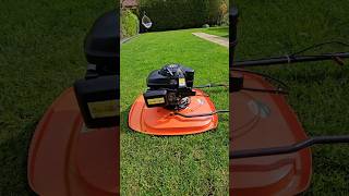 Lawn cut with the Honda powered Flymo