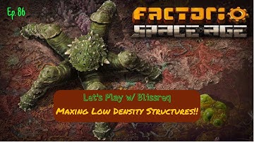 Factorio Space Age DLC! Ep. 86 - Maxing Low Density Structures!!