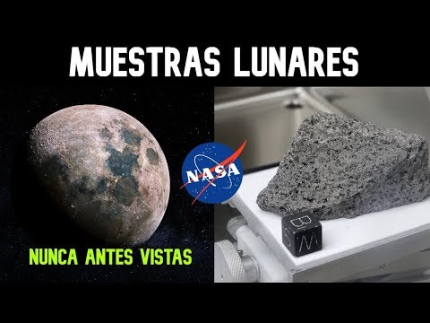 La NASA abre una muestra intacta de roca lunar de 50 años de antiguedad !