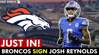 Broncos News 🚨 Denver Signs WR Josh Reynolds In 2024 NFL Free Agency