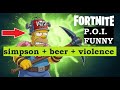 🎮🍺 First Look: The Simpsons Take Over Fortnite (with BEER!) 😂🍩 #simpsons #fortnite #fortniteclips