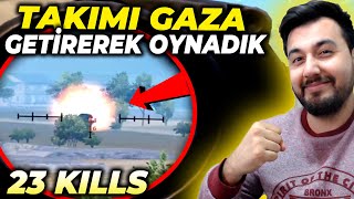 Takimi Gaza Geti̇rerek Oynadim Pubg Mobile Rastgele Takim