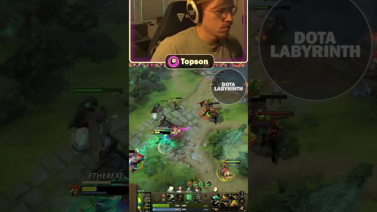 Topson Outplayed Enemy Gank 1v3 Orale in Dota 2 