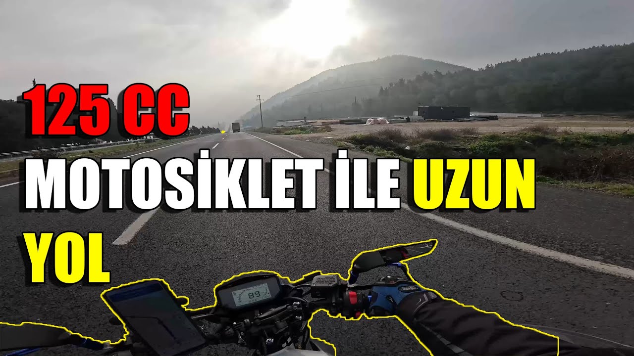 🚀125 CC MOTOR UZUN YOL YAPABİLİR Mİ? İZMİR'DEN ESKİŞEHİR'E - TEK DEPO İLE 400 KİLOMETRE? 😱S1, B1