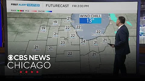 Chicago weather: Mostly cloudy, windy with flurries