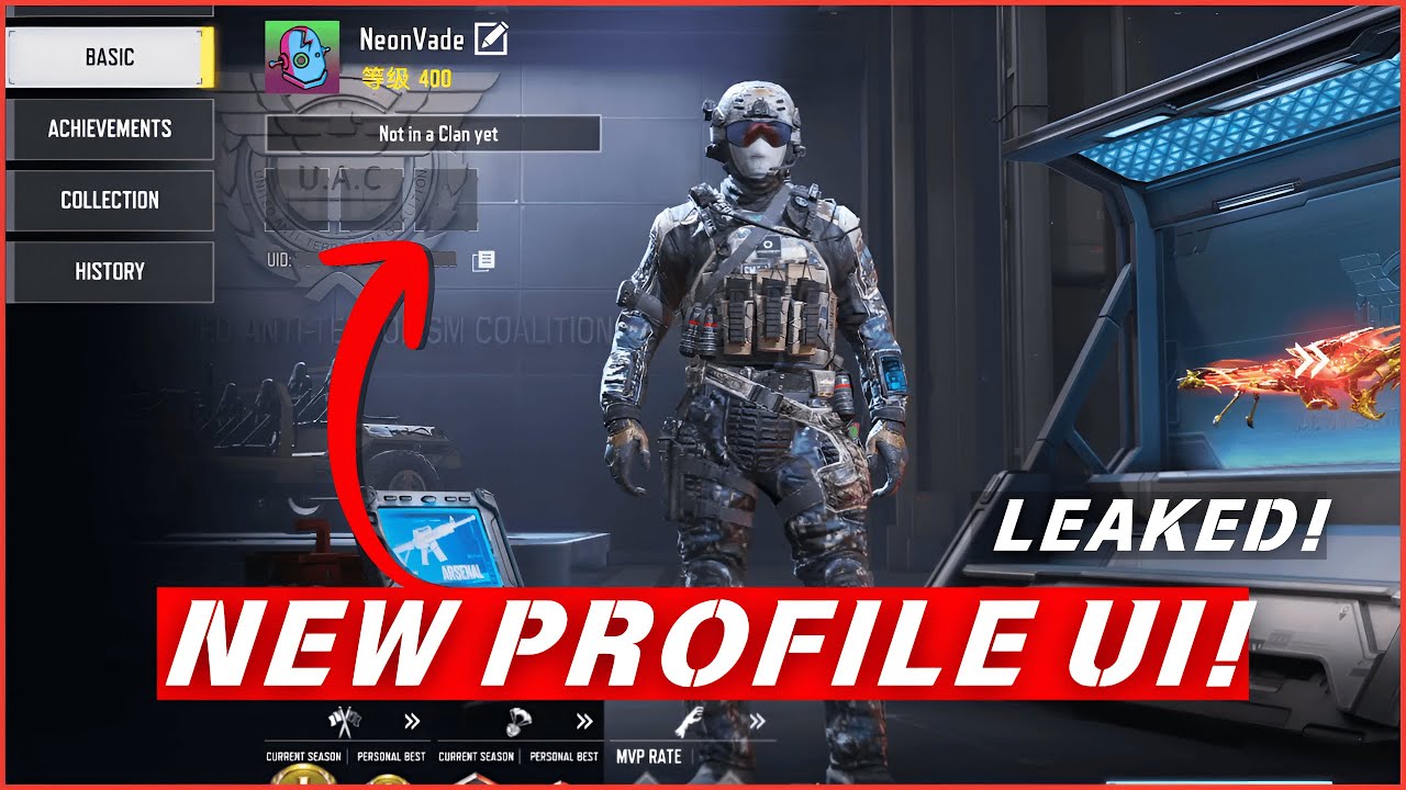 CODM LEAK: представлен новый интерфейс профиля игрока! (Грядут масштабные изменения!)