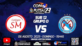 SUB12 - GRUPO D - Colégio Santa Maria Itapetininga x ASS-PM Marinho Futsal Sorocaba