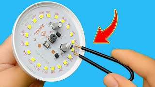 Not everyone knows this secret! The easiest way to fix a broken LED bulb at home in 30 seconds!