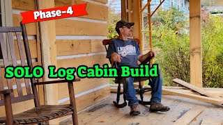 Phase 4 - SOLO Log Cabin Build, Sheeting the Roof logcabinbuild homesteading