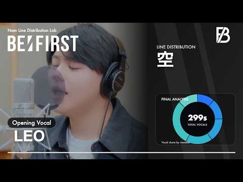 歌割り・リアルタイムパート分析｜BE:FIRST｜空｜Live from Release Party Ver.｜Line Distribution