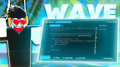 Roblox Executor WAVE Script Exploit has NO KEY use Method (Showcase 2025)
