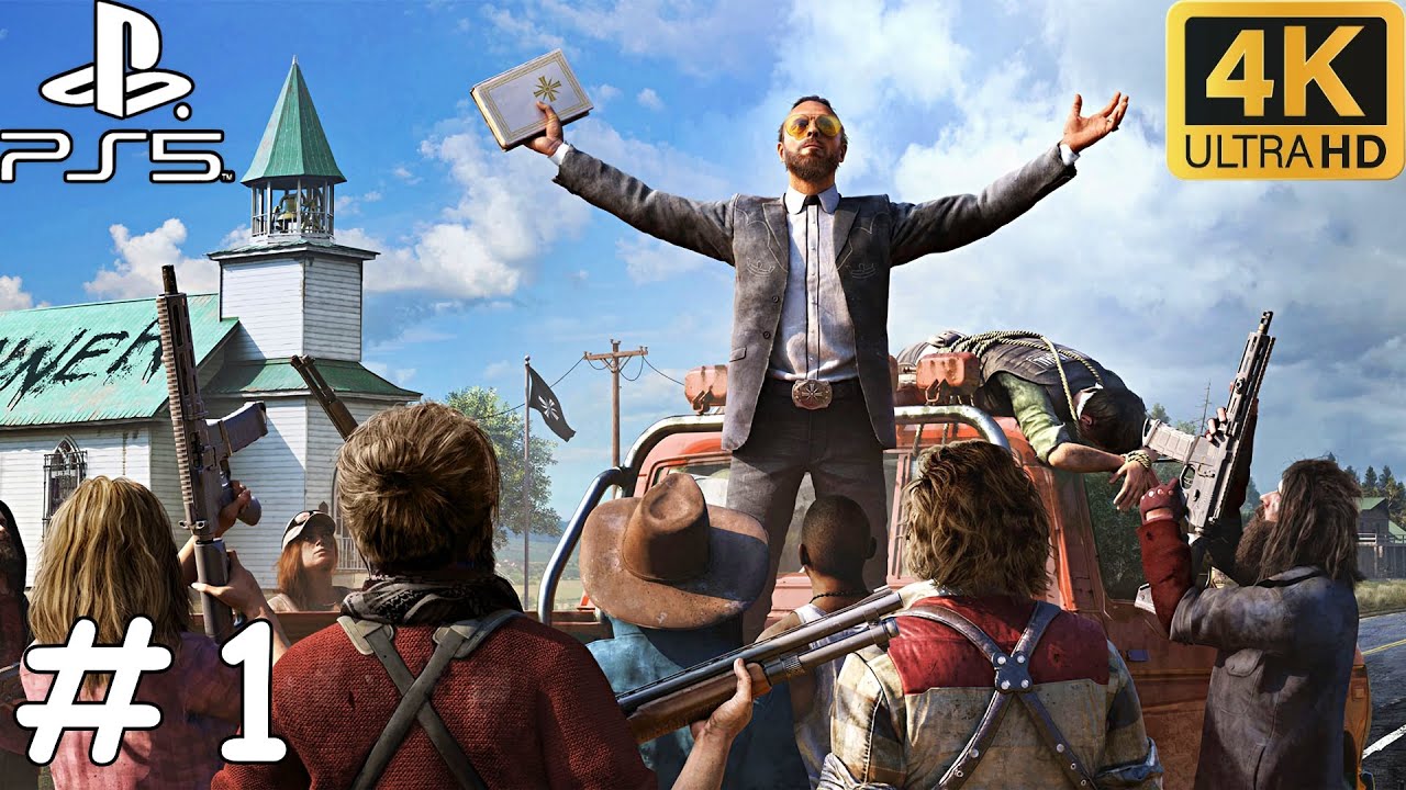 FAR CRY 5 Gameplay Walkthrough Part 1 [4K 60FPS] - No Commentary (FULL GAME)