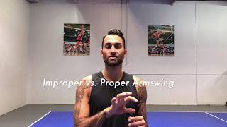 Improper Vs. Proper Arm Mechanics