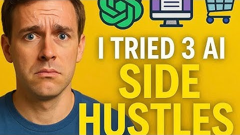 3 AI side hustles to MAKE MONEY #money #ai #entrepreneur