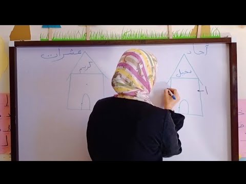 شرح الآحاد والعشرات ل2 والتمييز بين القيمة المكانية والقيمة العددية
